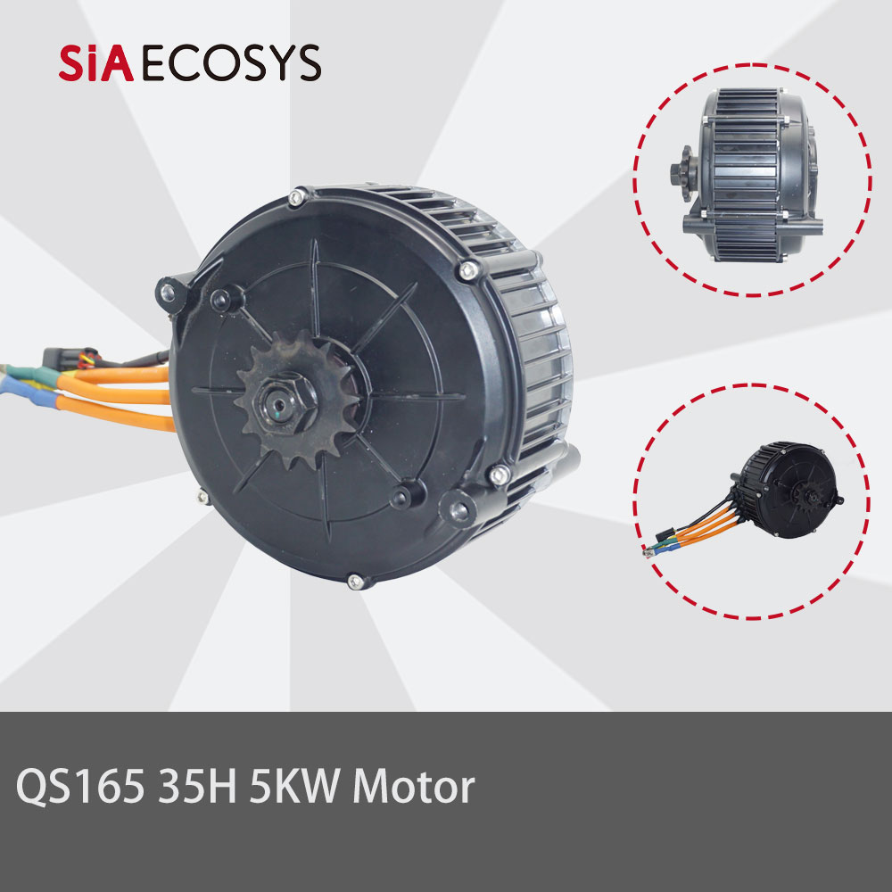 QSMOTOR QS165 5000W 35H PMSM M - đánh giá và giá Fardriver Nd72850 Controller